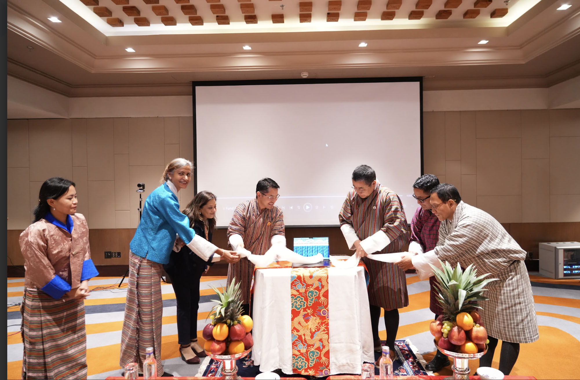 Bhutan One Health partners at the portal launch
